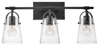 Hinkley Foster Medium Three Light Vanity, Black