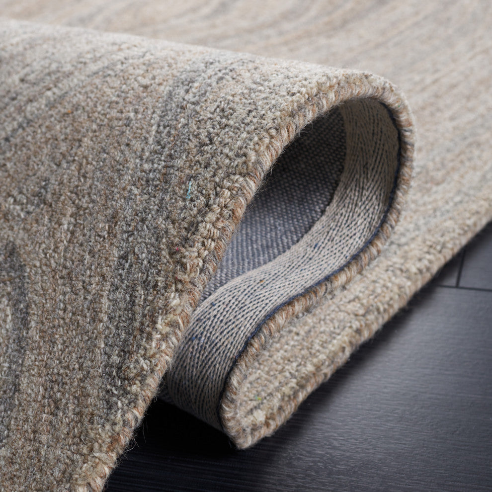 Safavieh Couture Abstract Collection, ABT901 Rug, Beige/Grey, 4'x6'