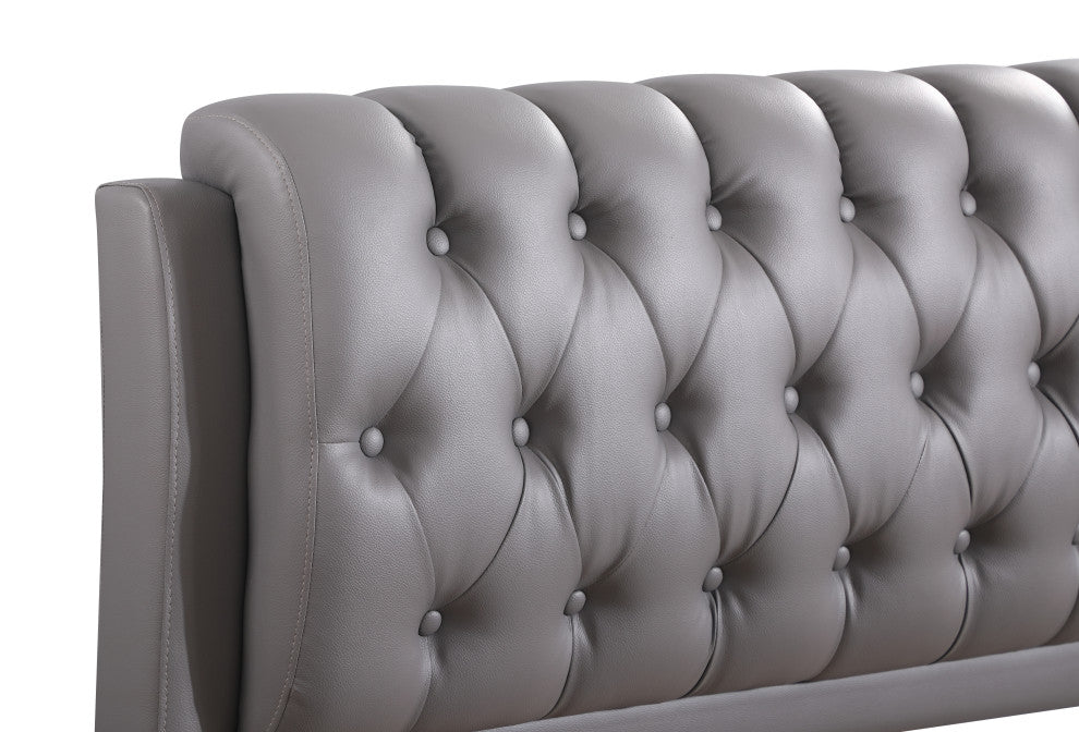 Bed, Gray, King