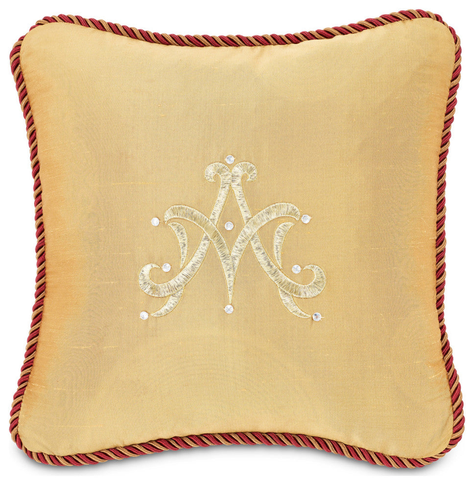 Aico Amini Lafayette 12 pc Queen Comforter Set in Red