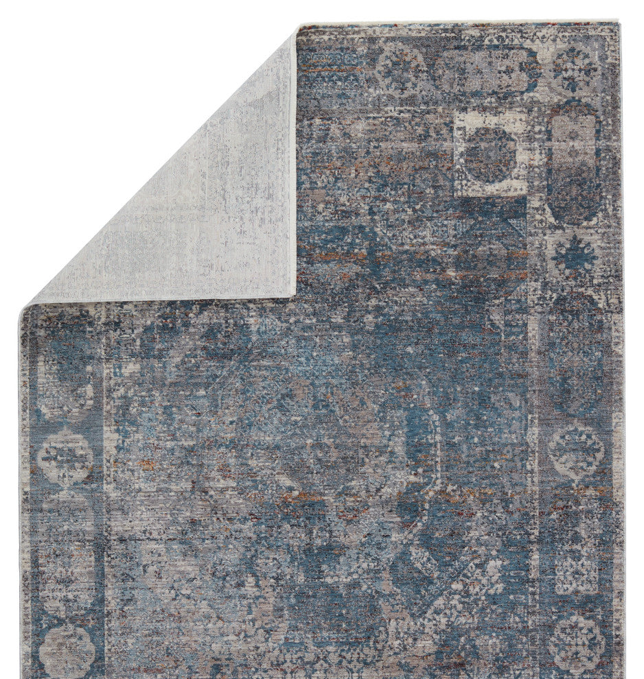 Jaipur Living Arcadia Medallion Blue/ Gray Area Rug 12'X15'6"