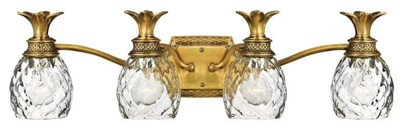 Bath Plantation 4-Light, Burnished Brass