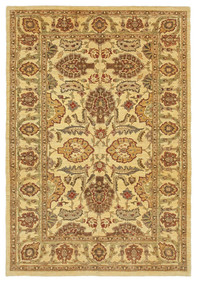 Rug N Carpet - Handwoven Oriental 7' 3" x 10' 3" One-of-a-Kind Oushak Area Rug