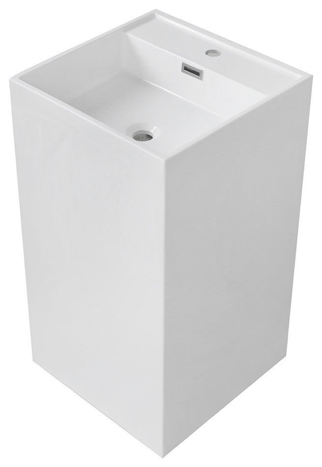 18" Streamline K-1481-18 Solid Surface Resin Freestanding Basin