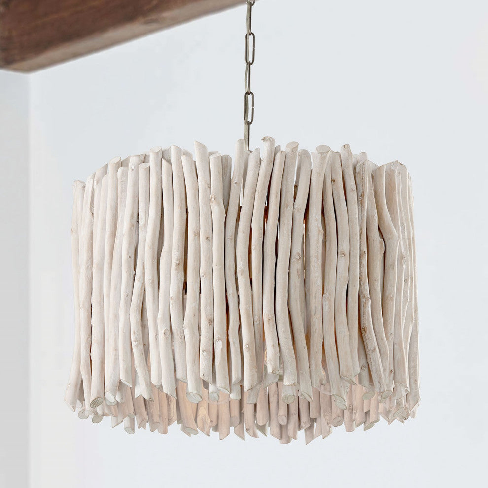 Capital Lighting Cara 4-Light Pendant 340241PP Brushed Pewter