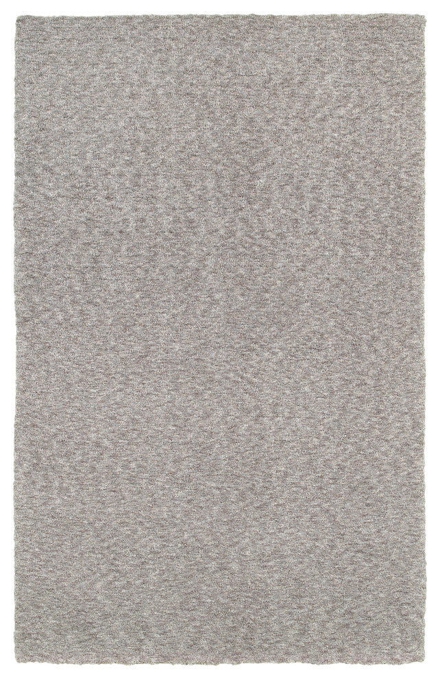 Hailey Heathered Gray Hand-Crafted Area Rug, 10'x13'