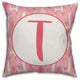 Monogram Lllama Pattern - T 16x16 Spun Poly Pillow