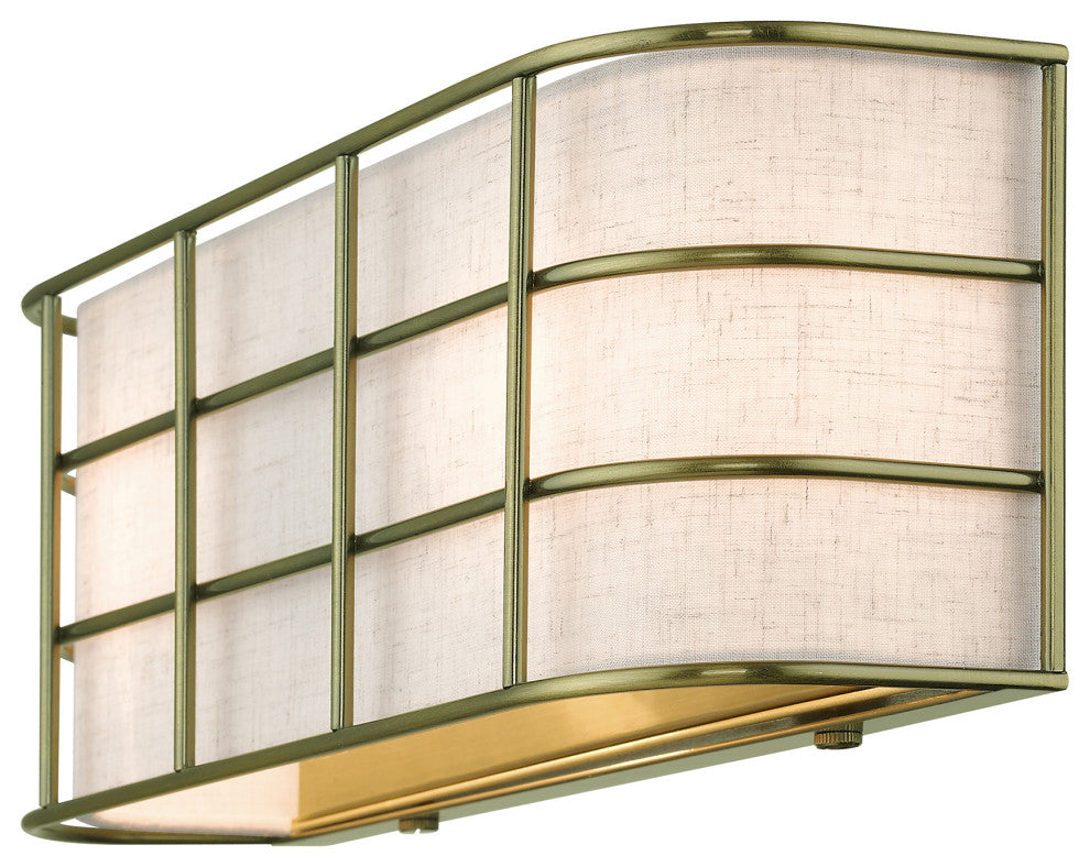 Blanchard 2-Light Antique Brass ADA Sconce