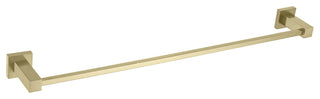 Cube 24" Bathroom Towel Bar KBA1504, Brushed Gold