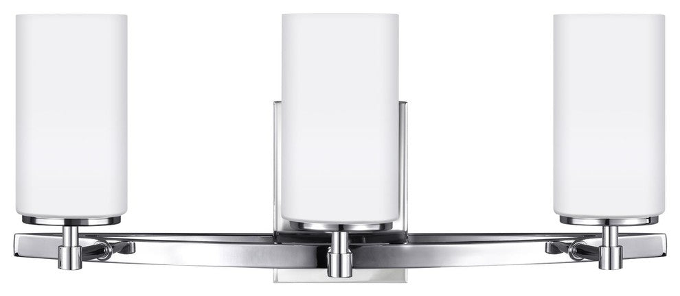 Generation Lighting Lighting 3-Light Wall/Bath, Chrome