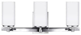 Generation Lighting Lighting 3-Light Wall/Bath, Chrome