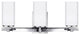 Generation Lighting Lighting 3-Light Wall/Bath, Chrome