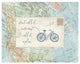 "Travel Posts I" Digital Paper Print by Katie Pertiet, 26"x22"