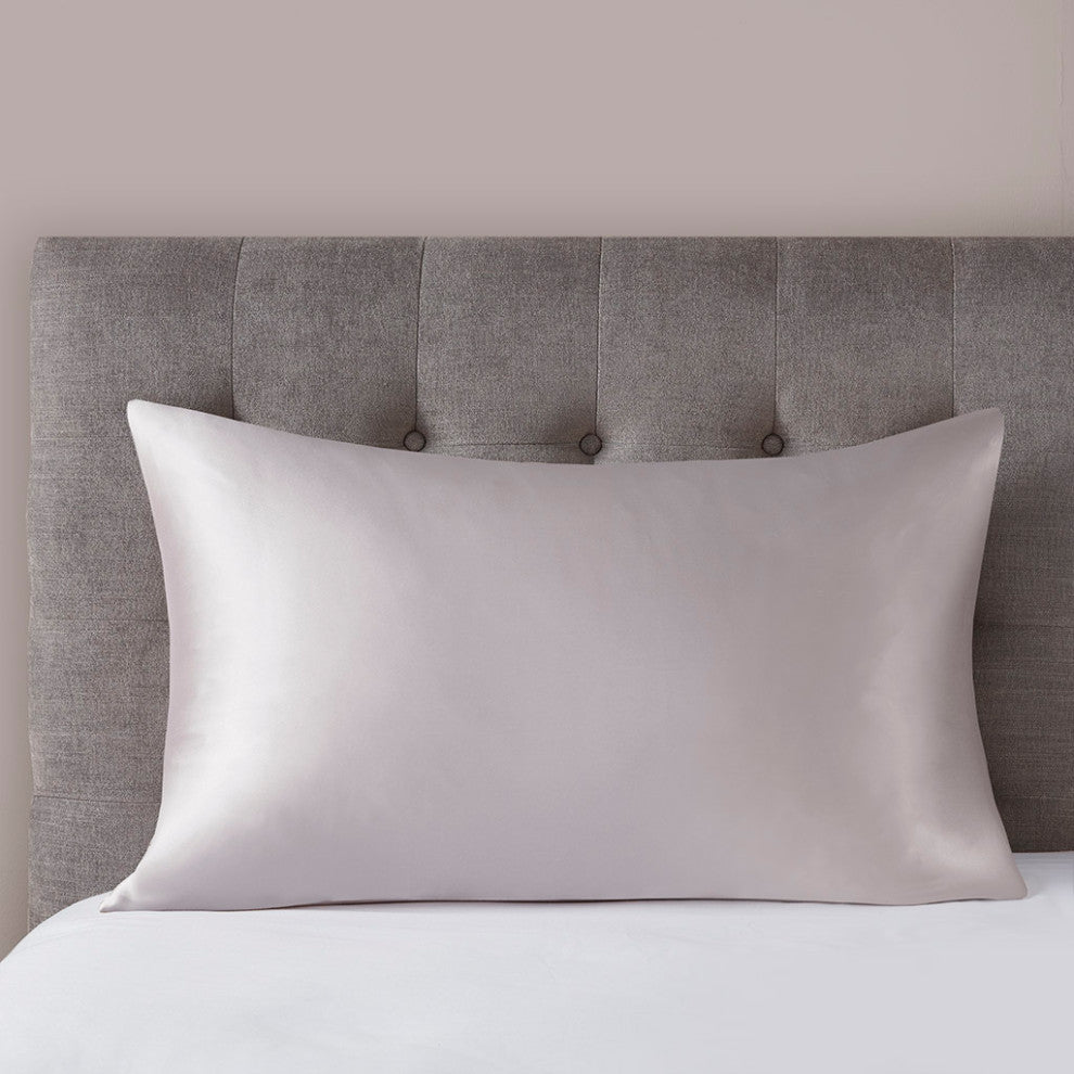 Madison Park Mulberry Silk Luxury Single Pillowcase, Lavender, King