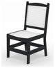 LuXeo Tuscany Woven Rattan Dining Set, Gray, 6-Piece