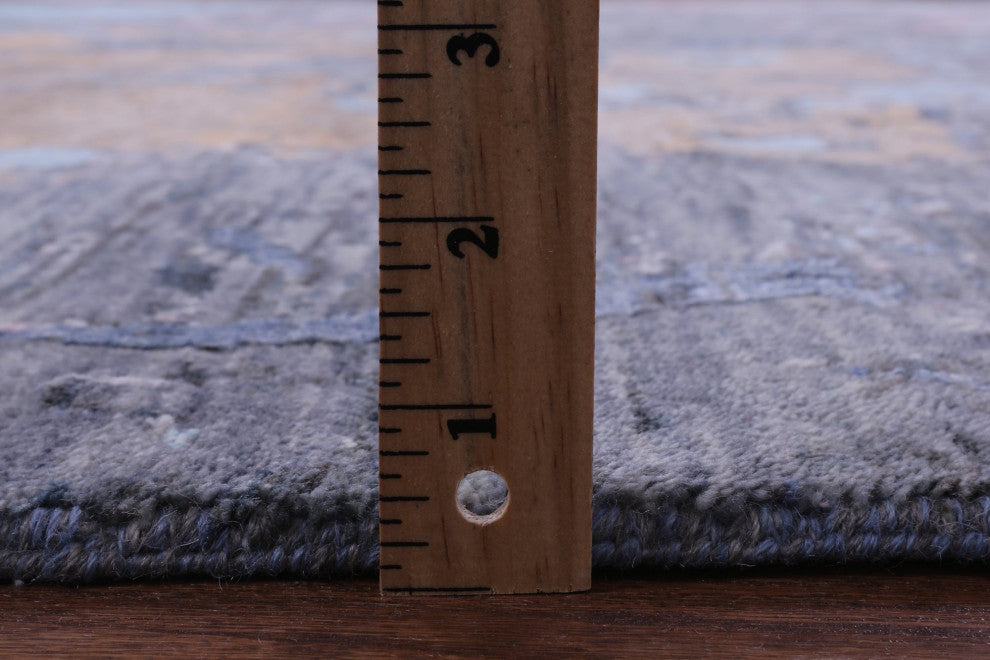 Wool & Silk Abstract Handmade Rug 8' 0" X 10' 3" - Q15552