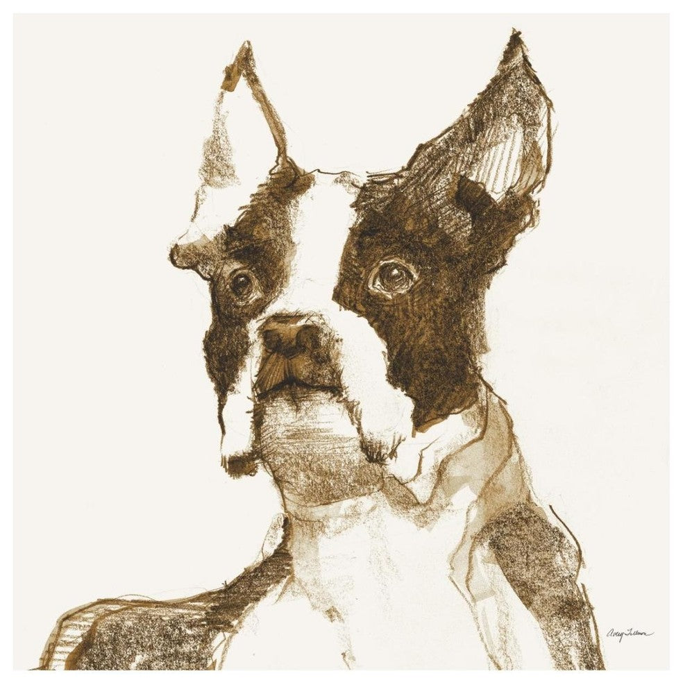 "Ulysses Brown and Orange" Digital Paper Print by Avery Tillmon, 26"x26"