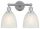 Innovations 616-2W-PC-G381 Castile 2 Light Bath Vanity Light, Polished Chrome