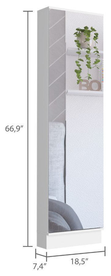 Charlotte Xl Shoe Rack, White