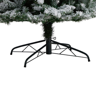 9ft. Slim Flocked Montreal Fir Artificial Christmas Tree