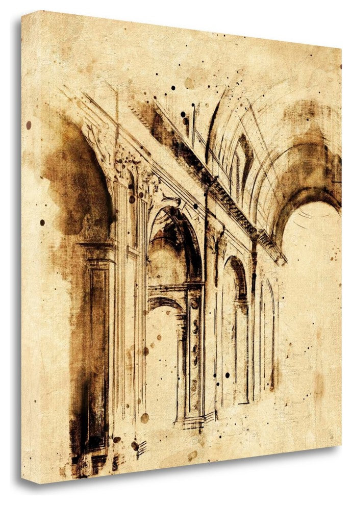 "Classical Style - F" By Paul Panossian, Giclee Print on Gallery Wrap Canvas