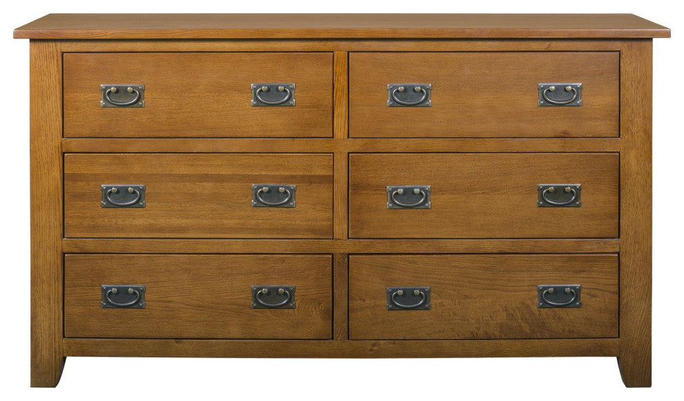 Mission 6 Drawer Dresser Michael's Cherry