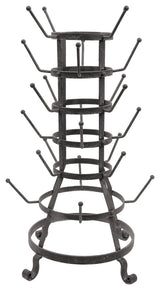 Metal Bottle/Mug Holder With 24 Hooks