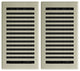 Satin Nickel Montezuma Floor Register, 6 X 10