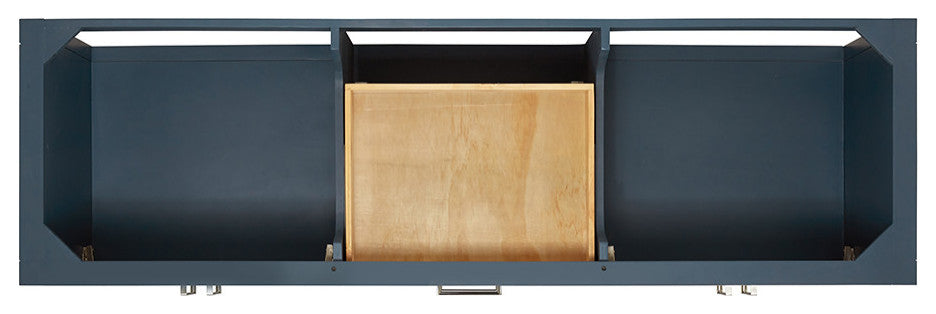 Magnolia 73" Rectangle Sinks Bath Vanity, 0.75" Carrara Marble