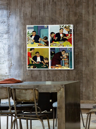 "Night Raid" Painting Print on Canvas by Richard Sargent