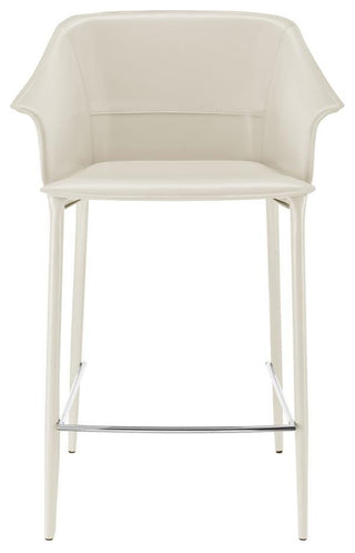 Callie Recycled Leather Counter Stool