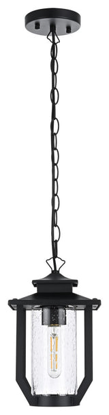 Home Living 7" Outdoor Pendant, Black