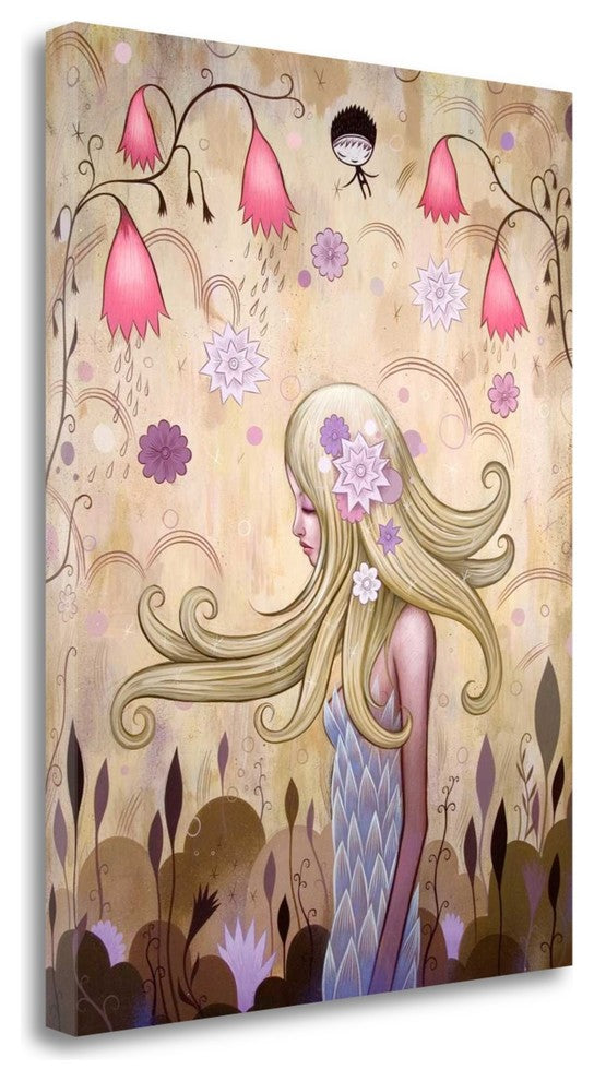 "Garden Of Sleeping Flowers II" By Jeremiah Ketner, Gallery Wrap Canvas