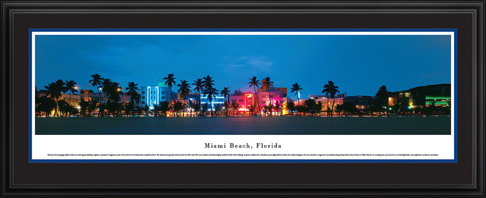 Miami Beach, Florida, Deluxe Frame