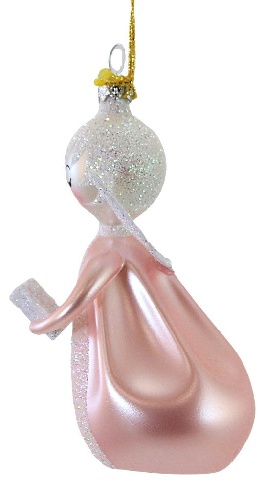 De Carlini Ornaments Angel W/ Book Tree Ornament Italian Baptism Birth