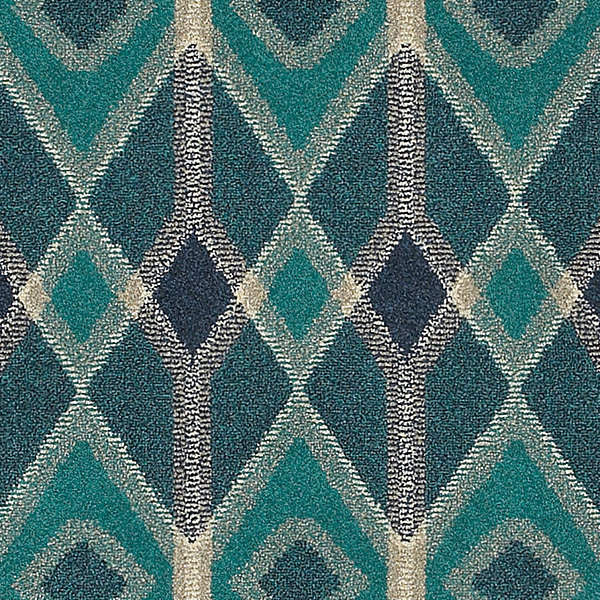 Oriental Weavers Sphinx Highlands 6627B Ikat Rug, Blue/Teal, 7'10"x10'10"