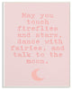 The Kids Room Fireflies Stars & Fairies With Pink Moon Wall Art, 10"x15"