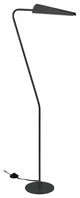 Cassie 1 Light Floor Lamp, Incandescent, Matte Black, Matte Black