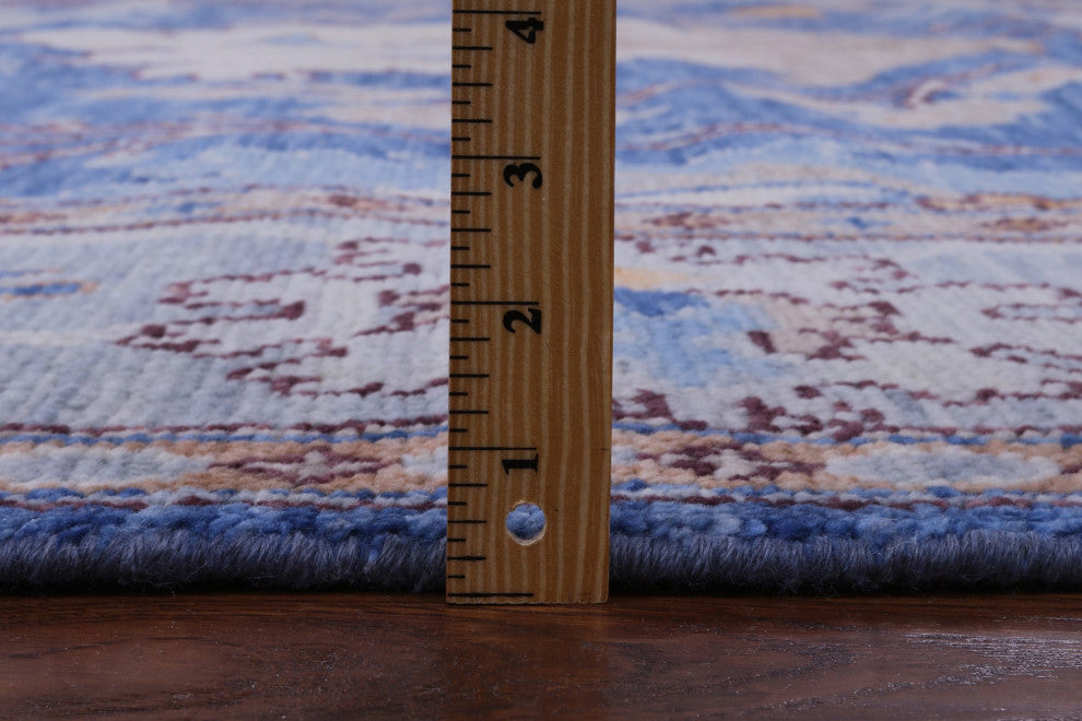 10' Square Turkish Oushak Hand-Knotted Wool Rug - Q13555