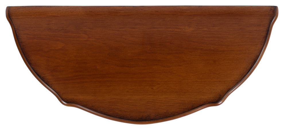 Butler Skilling Driftwood Demilune Console Table, Olive Ash