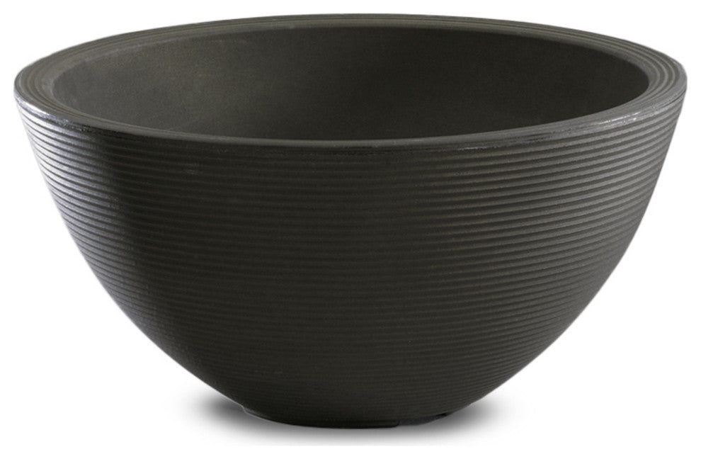 Delano 16" Planter, Old Bronze, 20" Bowl