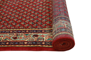Fine Vintage Distressed Haluk Red/Ivory Runner, 2'9 x 11'4