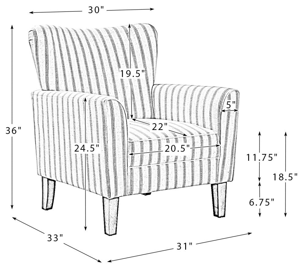 Gustaf Armchair, Navy
