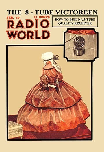Radio World: the 8-Tube Victoreen - Fine Art Giclee Print 24" x 36"