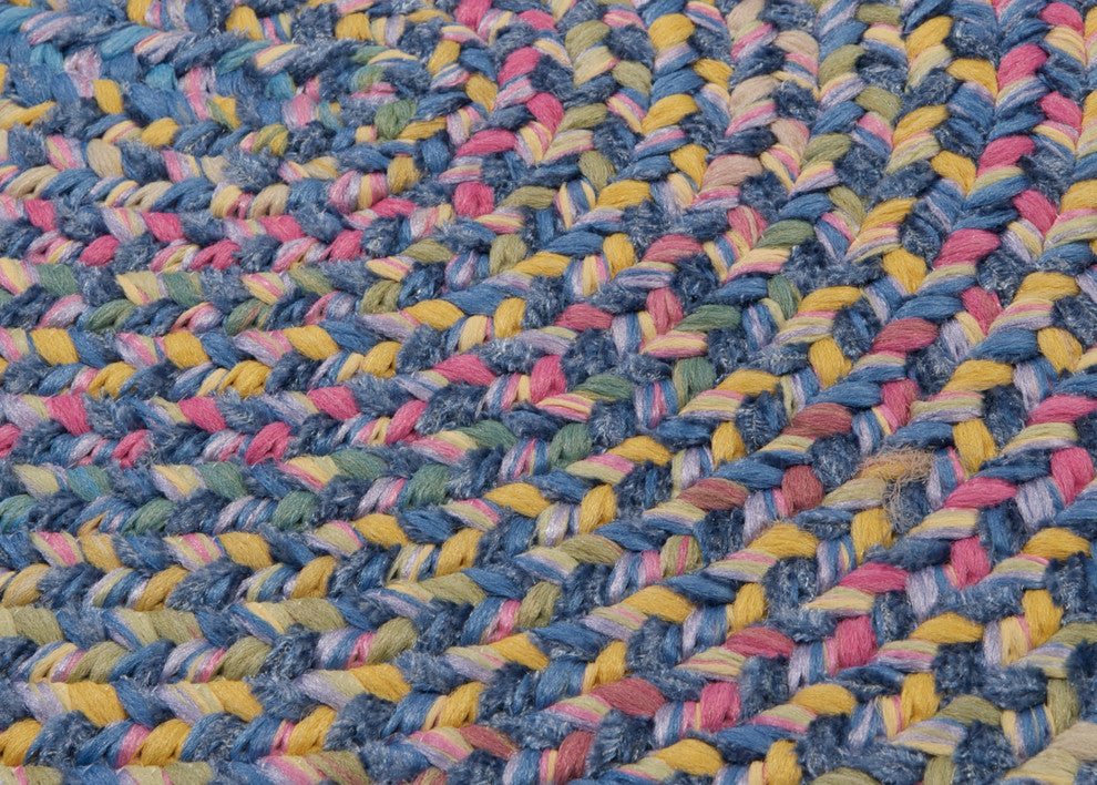 Botanical Isle Rug, Oasis Blue, 10'x10'