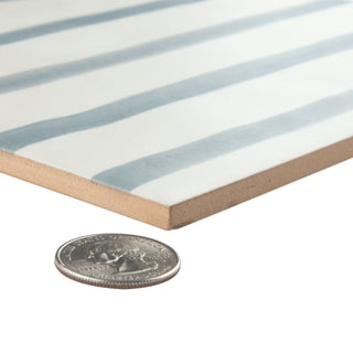 Berta Onda Decor Ceramic Wall Tile, Stripe