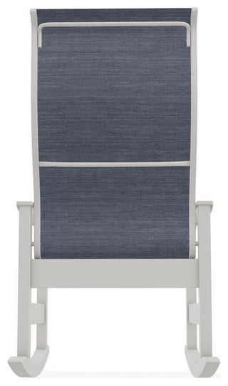 Leeward Sling Outdoor Supreme Rocker, Augustine Denim/Snow