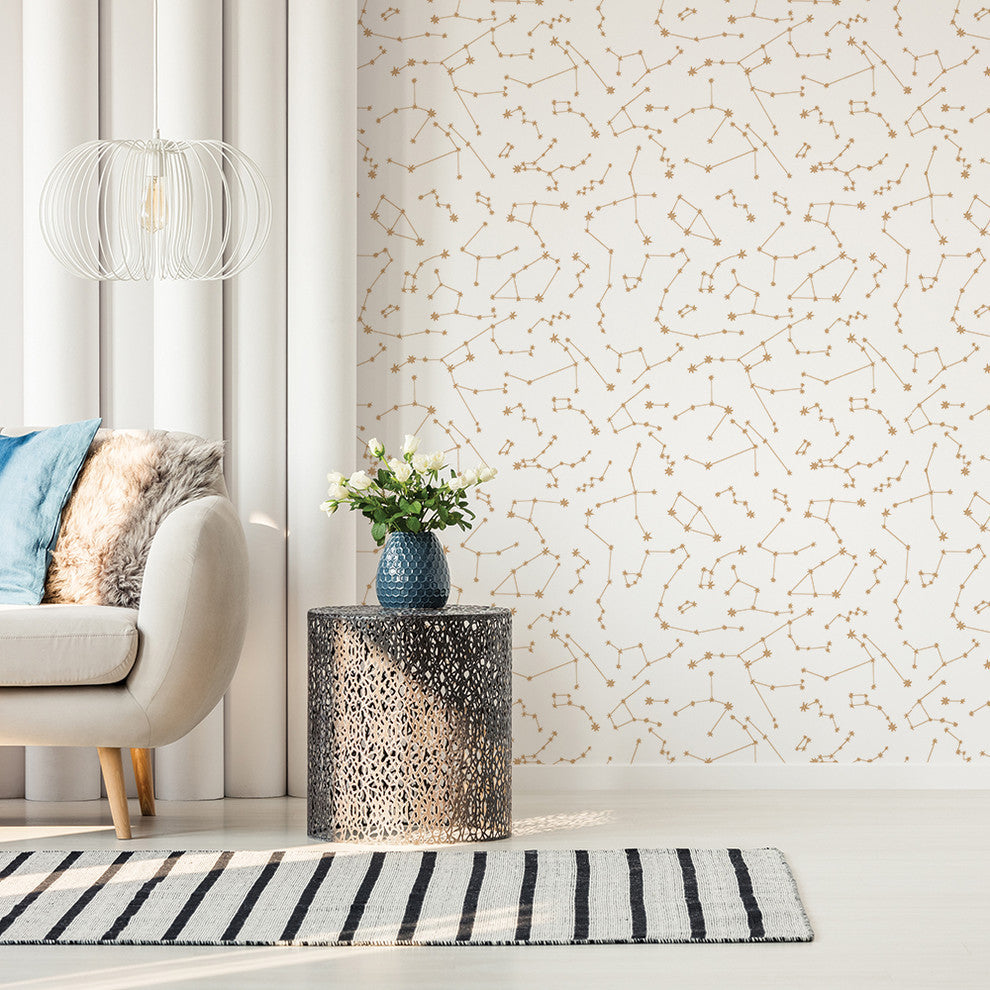 Constellations Frost Peel and Stick Wallpaper