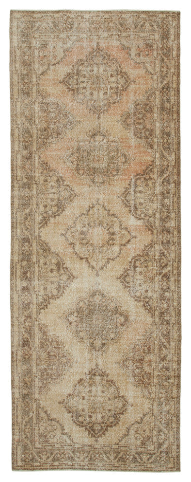 Rug N Carpet - Handwoven Oriental 4' 9" x 12' 4" Vintage Runner Rug