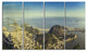 Rio De Janeiro with Copacabana, Landscape Canvas Art Print, 48"x28", 4 Panels